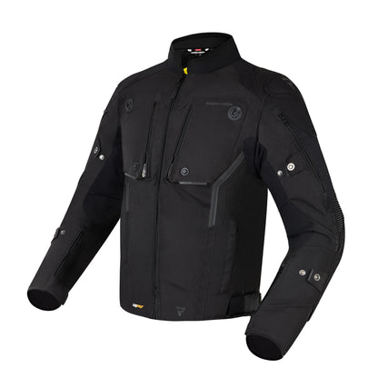 Rebelhorn Borg Motorcycle Jacket in Black fabric