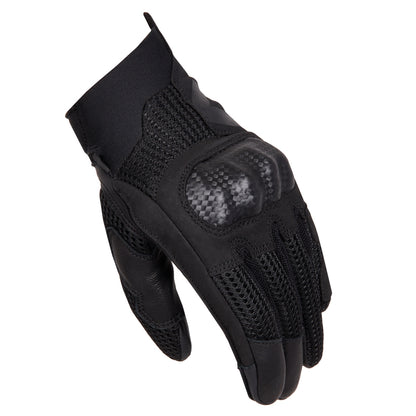 Rebelhorn Gap III Motorcycle Gloves in Black Leather for Women