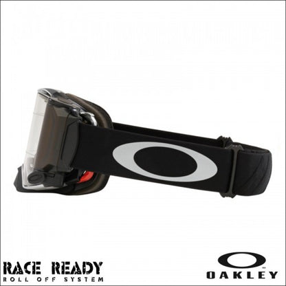 Maschera Roll Off Oakley Airbrake Mx Race Ready Tuff Blocks Black