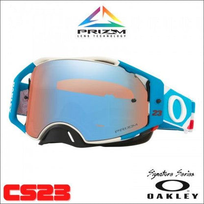 Maschera Oakley Airbrake MX Chase Sexton Signature - Prizm Sapphire