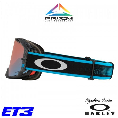 Maschera Oakley Airbrake Mx Eli Tomac Signature - Prizm Sapphire