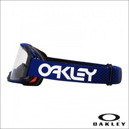 Maschera Oakley Airbrake Mx Moto Blu clear