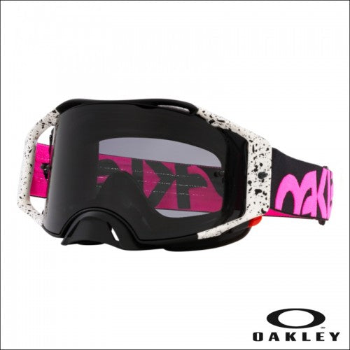 Masque Oakley Airbrake MX Black Splatter - verres gris