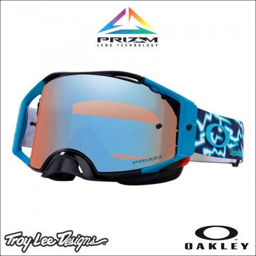 Maschera Oakley Airbrake MX TLD Blue Lightning - Prizm Sapphire