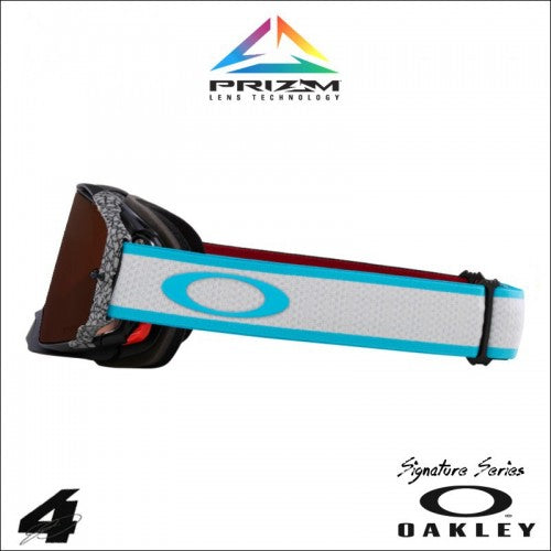 Maschera Oakley Airbrake Mx Chase Sexton Signature- Dark Grey