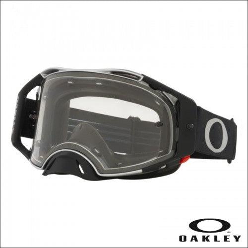 Maschera Cross Oakley Airbrake Mx Tuff Block Nera 