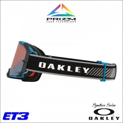 Maschera Oakley Airbrake Mx Eli Tomac Signature 25 - Prizm Sapphire