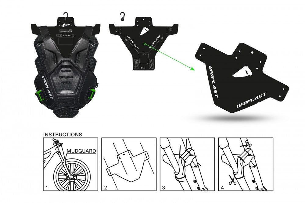 Pettorina Ufo Plast Mtb Fiber Flex