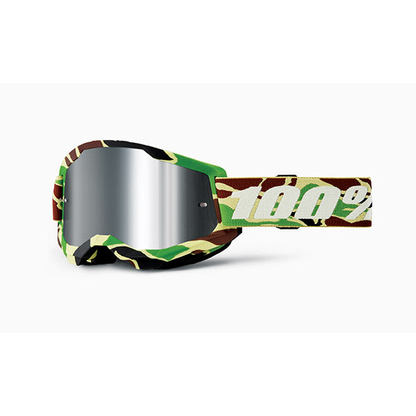 Maschera Motocross-/Enduro 100% Strata2 Lente Specchiata