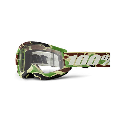 Maschera Motocross/Enduro 100% Strata2 Lente Trasparente