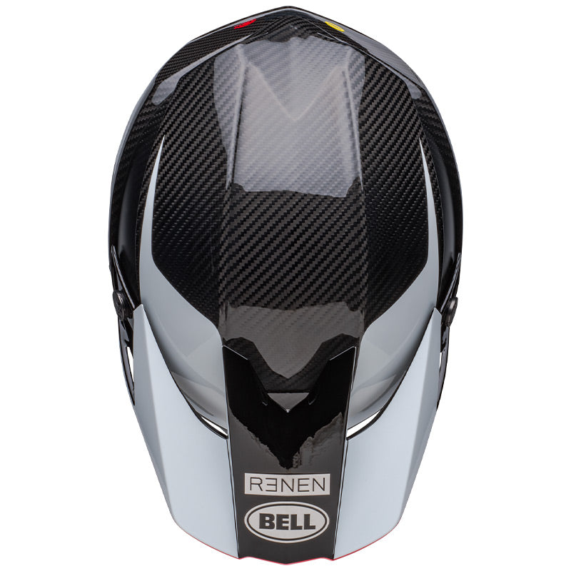 Casco Moto Off Road Bell Moto-10 Spherical Renen Crux 2 nero/bianco
