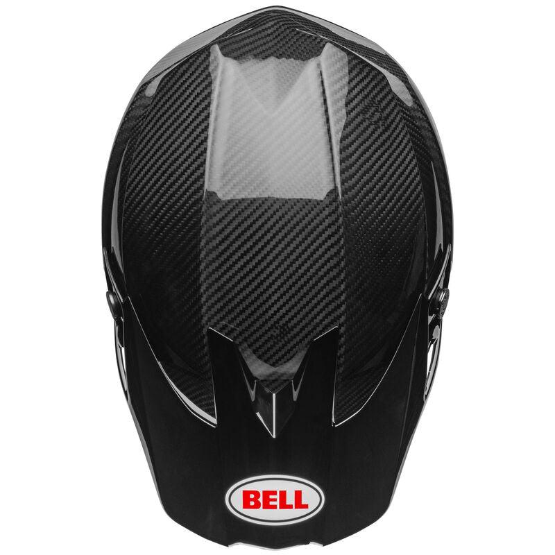 Casco Moto Off Road Bell Moto-10 Spherical nero/bianco lucido - Levelbraap #