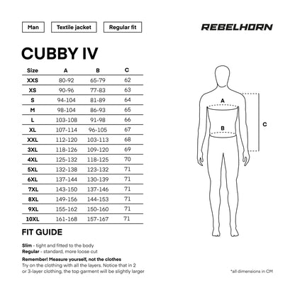 Giacca Moto Rebelhorn Cubby IV in tessuto Nera
