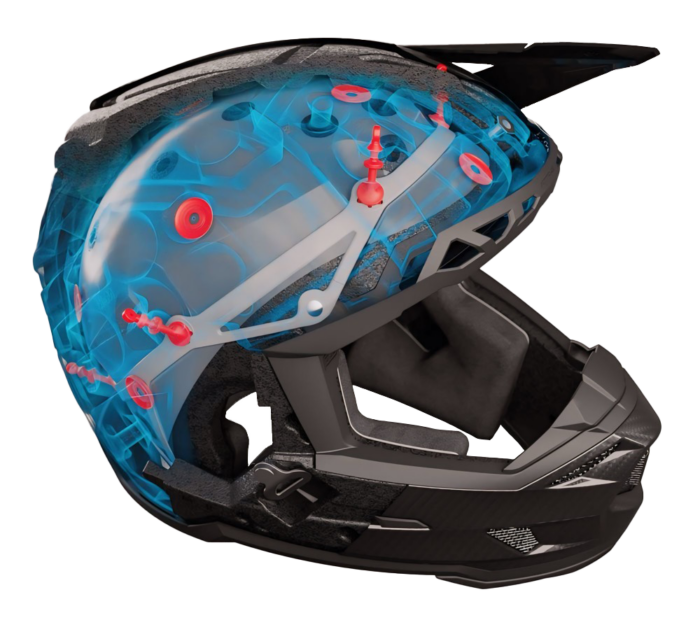 Casco Off Road 6D ATR-3 Hyper - Levelbraap #