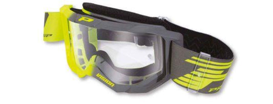 MASCHERA PROGRIP 3300 VISION GIALLO FLUO/GRIGIO Levelbraap