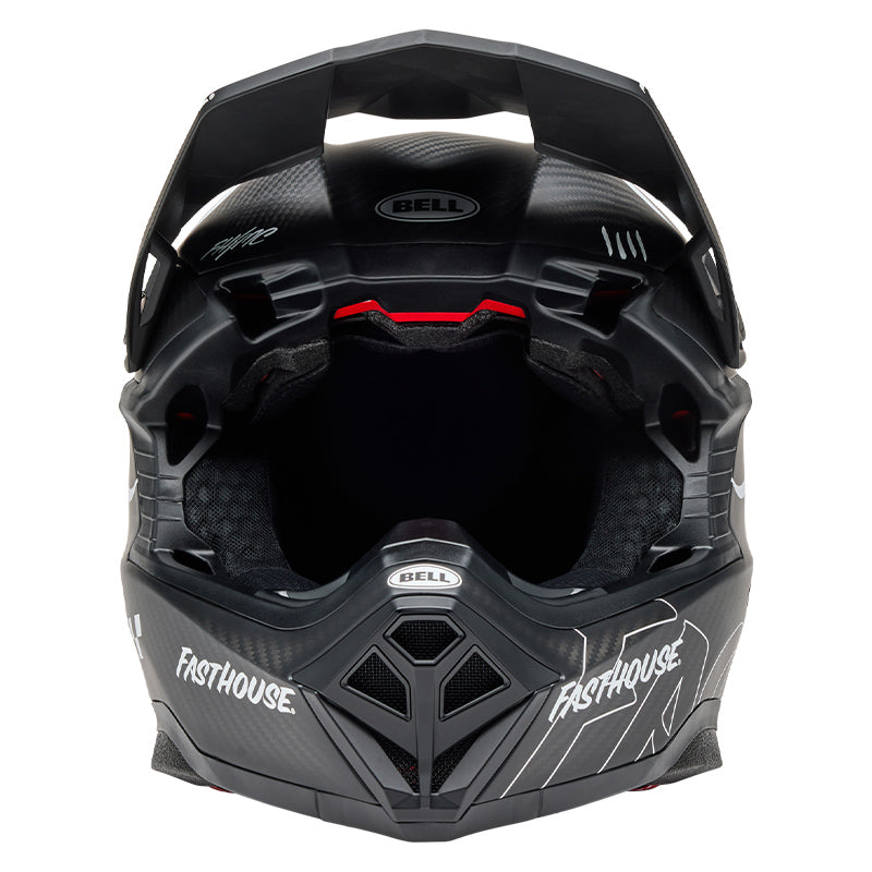 Casco Off Road Bell Moto-10 Spherical  2025 Fasthouse Raven Nero/Bianco