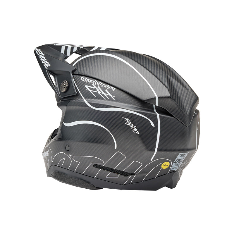 Casco Off Road Bell Moto-10 Spherical  2025 Fasthouse Raven Nero/Bianco